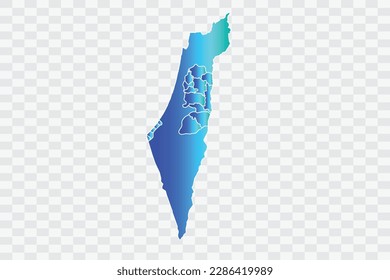 Palestine Map teal blue Color Background quality files png