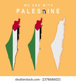 Palestine map that actually belongs to Palestine