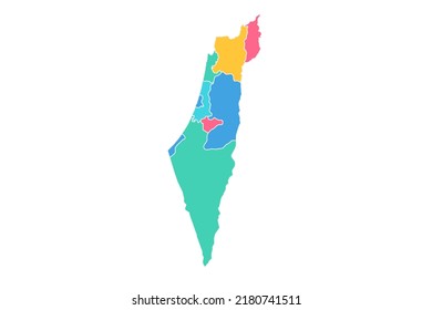 Palestine Map World Map International Vector Stock Vector (Royalty Free ...