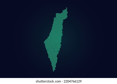 Palestine Map World Map Vector Template Stock Vector (Royalty Free ...