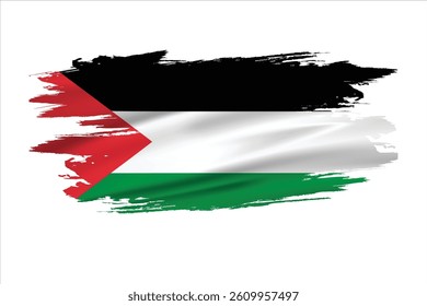 Palestine National Flag Design of vector	