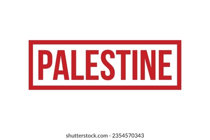 Palestine Rubber Stamp Seal Vector