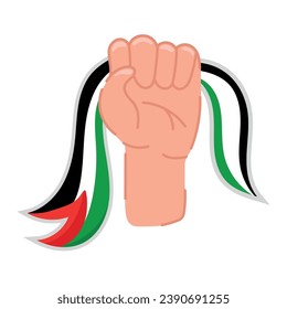 Paläste sparen Hand mit Flaggengrafik