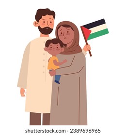 palestine save persons stop aggression illustration isolated