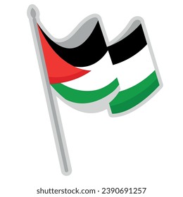 palestine save solidarity illustration isolated