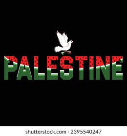 palestine t shirt design, pegion flag