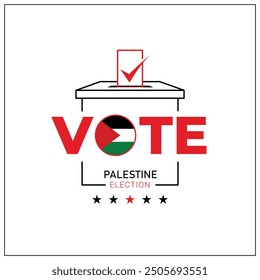 Palestine voting, Palestine citizen participation in voting, going to vote, voting, hand leaving vote, positive vote, negative vote, hand leaving paper in ballot box, elections, election of ruler.