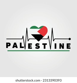 Palestine Will be Free, You will never Walk Alone - Save Gaza, Save Palestine Vector Background, Poster, Slogan, t-shirt design.