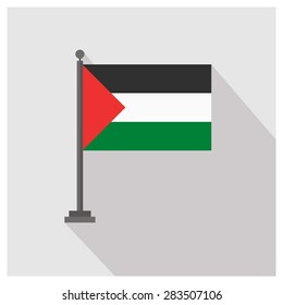 Palestinian Country flag