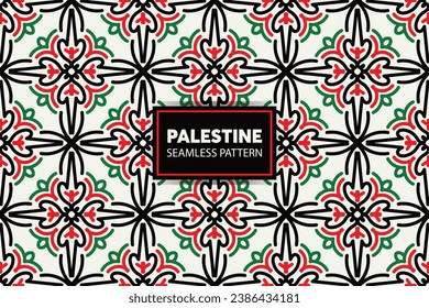 Palestinian embroidery pattern background. Great for presentations and slides. vector file.