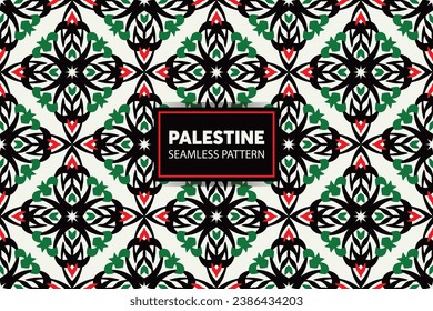 Palestinian embroidery pattern background. Great for presentations and slides. vector file.