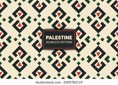 Palestinian embroidery pattern background. Great for presentations and slides. vector file.