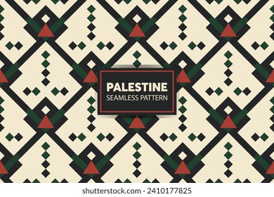 Palestinian embroidery pattern background. Great for presentations and slides. vector file.