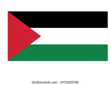 Palestinian flag icon. vector design eps 10