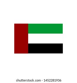 Palestinian flag vector icon. The icon symbolizes the symbol of Palestine