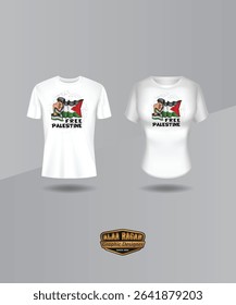 Palestinian sympathy art T Shirt and Free Palestine 2