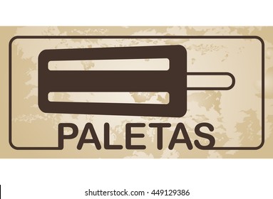 Paletas vector