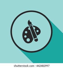 palette and brush icon