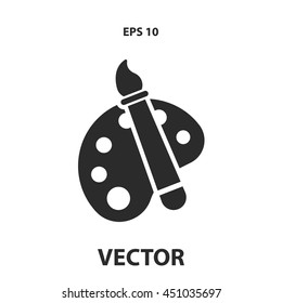 palette and brush icon