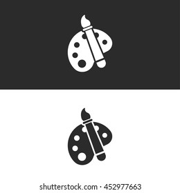 palette and brush icon