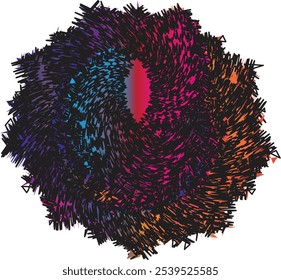 Palette circle. Chart concept. Vector design. Stock image. EPS 8.