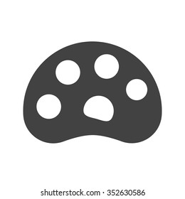 Palette, color, art icon vector image.Can also be used for education and science. Suitable for mobile apps, web apps and print media.