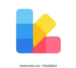 palette color coloring single isolated icon with flat style
