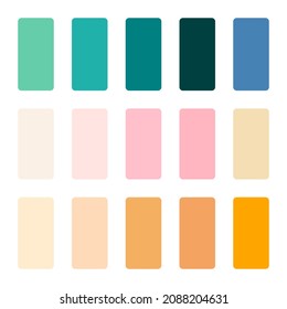 Palette Color Trends 2022 Design Graphic.