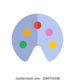 Palette Flat Icon  Vector EPS