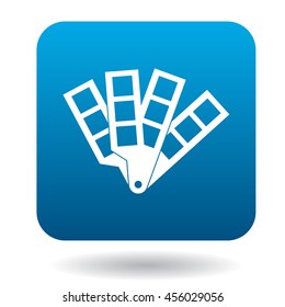 Palette guide icon in simple style on a white background