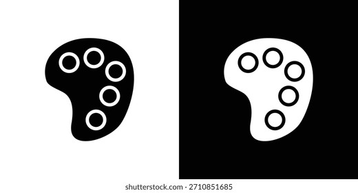 Colección de Vector de diseño de icono de paleta.