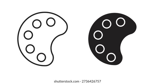 Palette icon element for design projects
