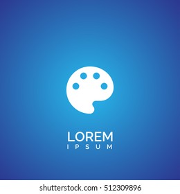 palette icon. palette logo