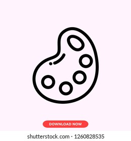 Palette icon modern vector style