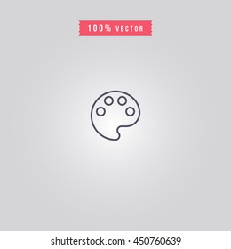 palette icon. palette sign
