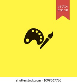 palette. palette icon. sign design. Vector EPS 10.