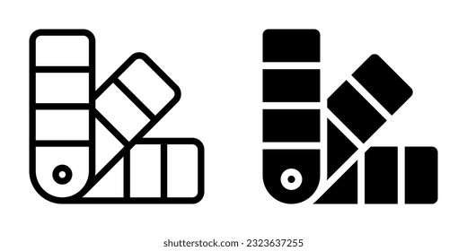 Palette icon. sign for mobile concept and web design. vector illustration