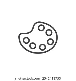 Palette icon Symbol mark in filled style