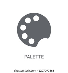 Palette icon. Trendy Palette logo concept on white background from Museum collection. Suitable for use on web apps, mobile apps and print media.