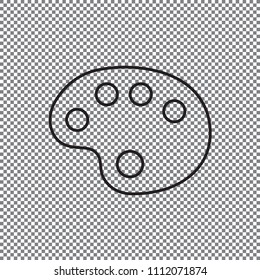 palette icon vector