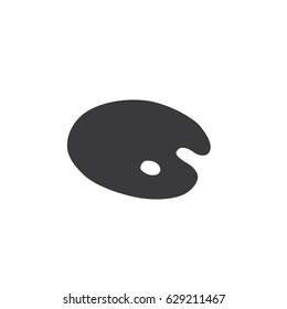 Palette icon, vector illustration design. Education objects collection.