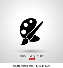 palette Icon. Vector illustration EPS 10.