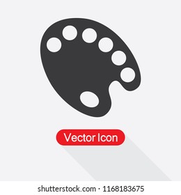 Palette Icon Vector Illustration Eps10