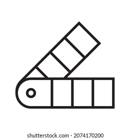 diseño de símbolo vectorial de icono de paleta