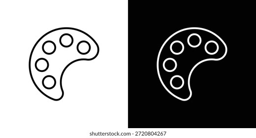Palette icons graphic design vector symbols. icon Eps10.
