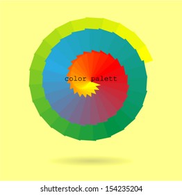 palette illustration,vector background