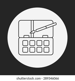 Palette line icon