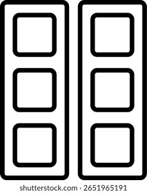 Palette Line Icon Vector Design