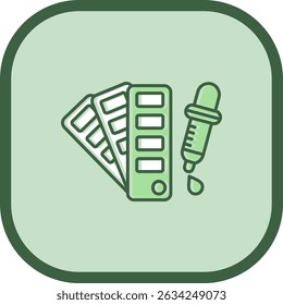 Palette Line vector Icon Design