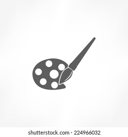 palette & paint brush icon